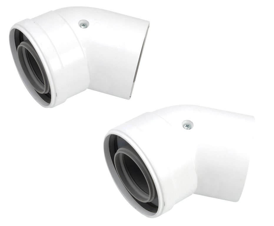 771619108560100mm - 45 Degree Bend X 2