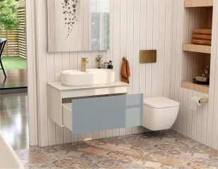 Essence 900 Duck Egg Blue Cabinet