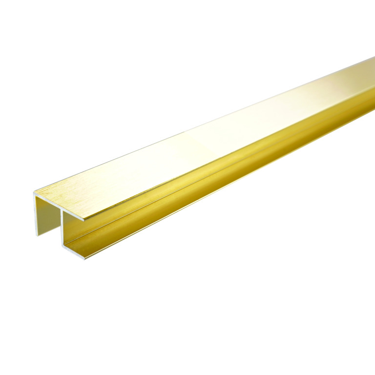 Type 100 Flush Corner Brushed Brass