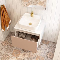 Essence 600 Matt Stone Open Drawer